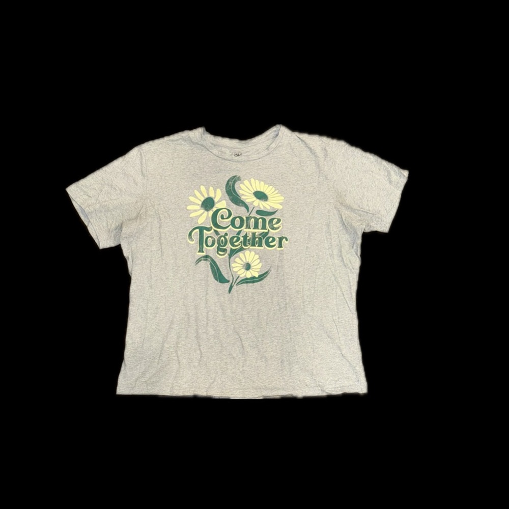 BP. Grey shirt with come together detail